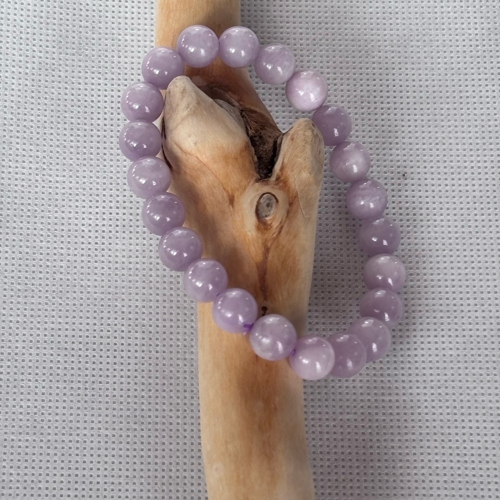 Kunzite stretch bracelet